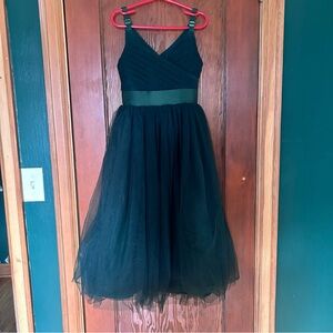 Emerald green girls dress- size 6